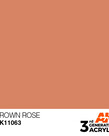 AK Interactive AK11063 3G Acrylic Brown Rose 17ml