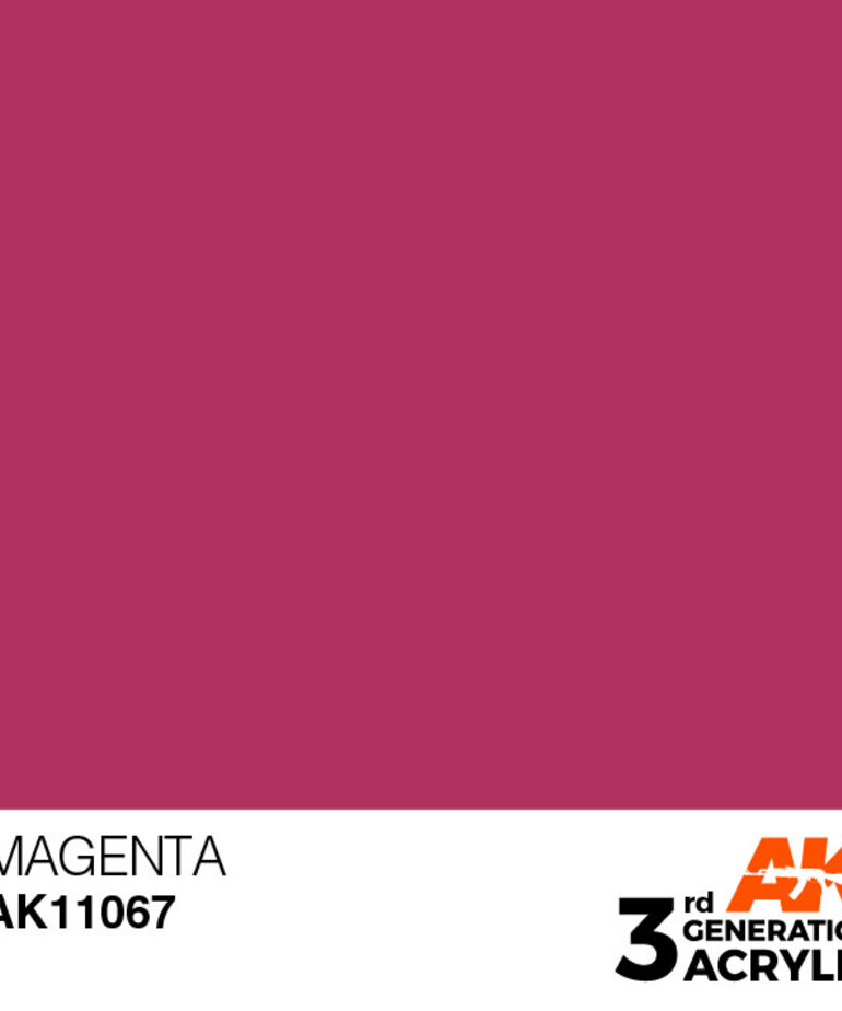 AK Interactive AK11067 3G Acrylic Magenta 17ml