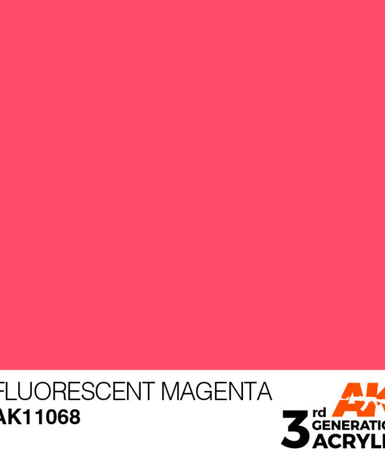 AK Interactive AK11068 3G Acrylic Fluorescent Magenta 17ml