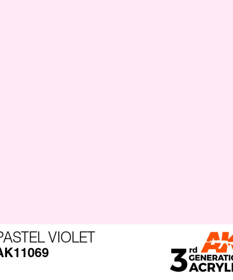 AK Interactive AK11069 3G Acrylic Pastel Violet 17ml