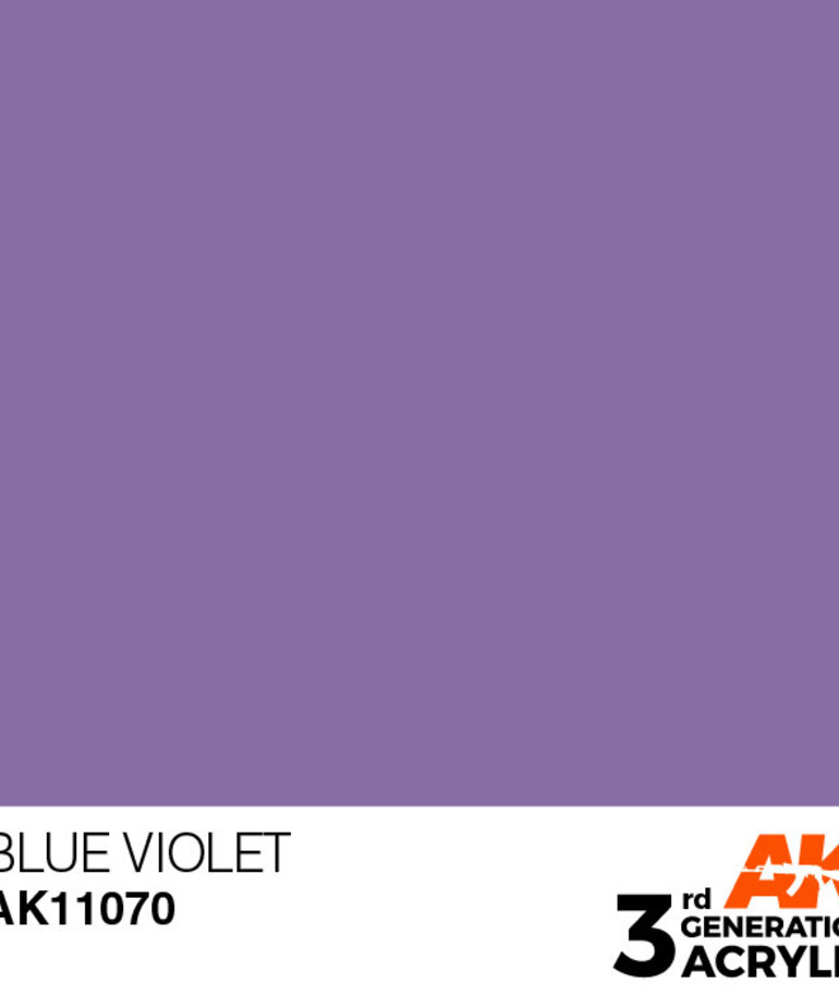 AK Interactive AK11070 3G Acrylic Blue Violet 17ml