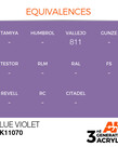 AK Interactive AK11070 3G Acrylic Blue Violet 17ml