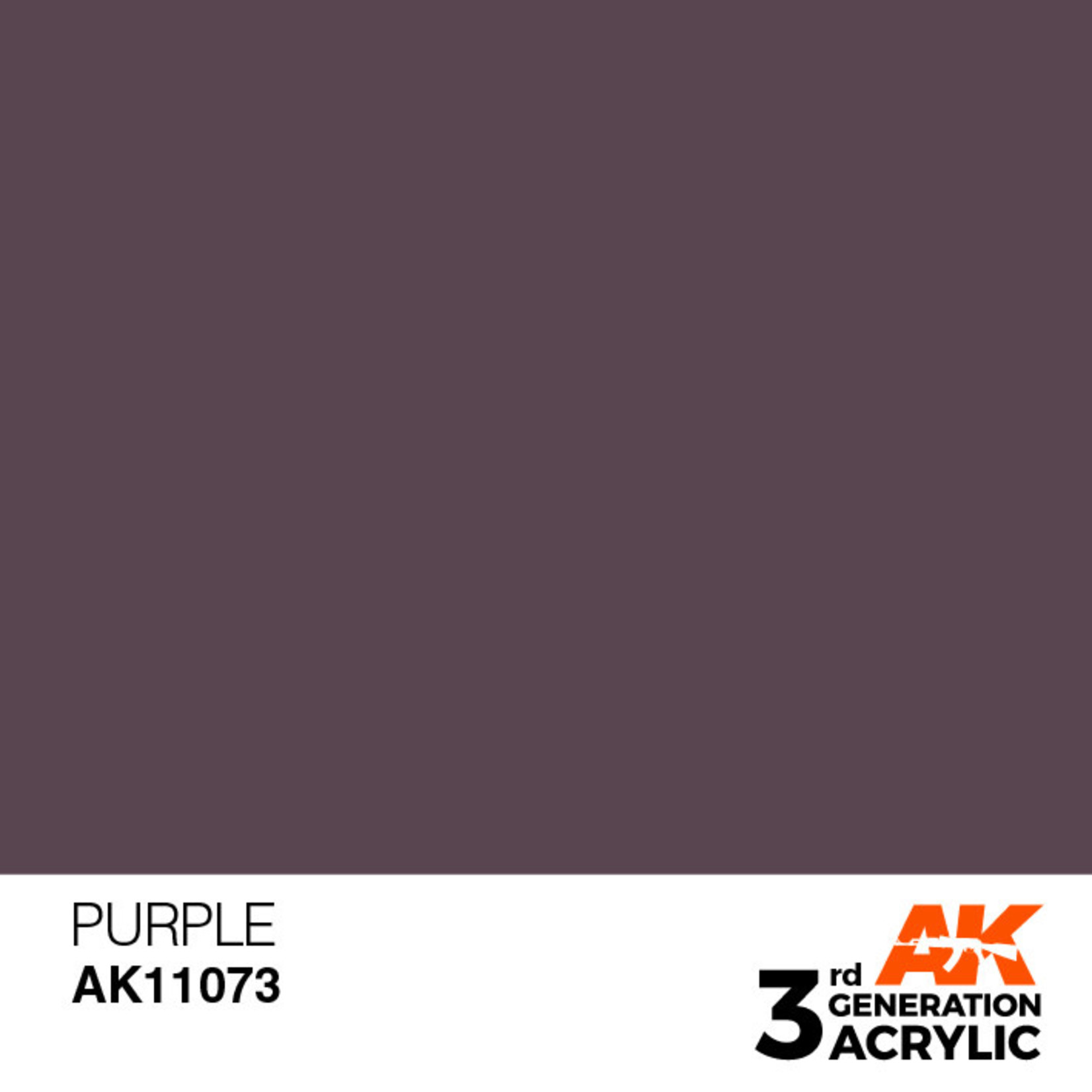 AK Interactive AK11073 3G Acrylic Purple 17ml