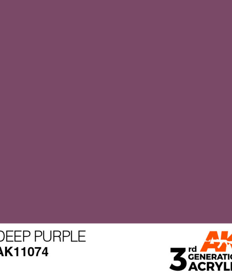 AK Interactive AK11074 3G Acrylic Deep Purple 17ml