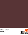 AK Interactive AK11075 3G Acrylic Violet Red 17ml
