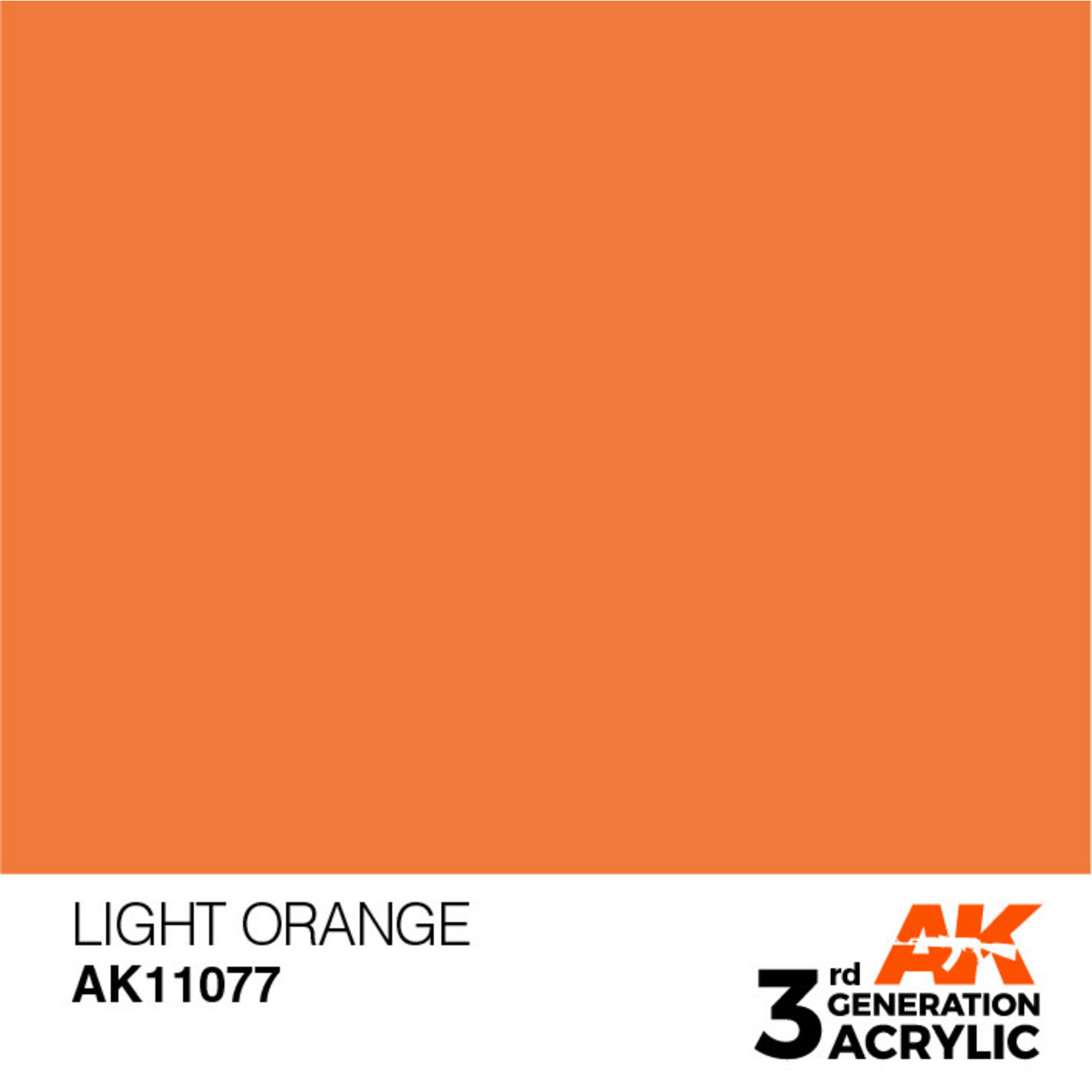 AK Interactive AK11077 3G Acrylic Light Orange 17ml