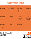 AK Interactive AK11077 3G Acrylic Light Orange 17ml