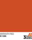 AK Interactive AK11086 3G Acrylic Amaranth Red 17ml