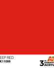 AK Interactive AK11088 3G Acrylic Deep Red 17ml