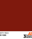 AK Interactive AK11095 3G Acrylic Dirty Red 17ml