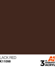 AK Interactive AK11098 3G Acrylic Black Red 17ml