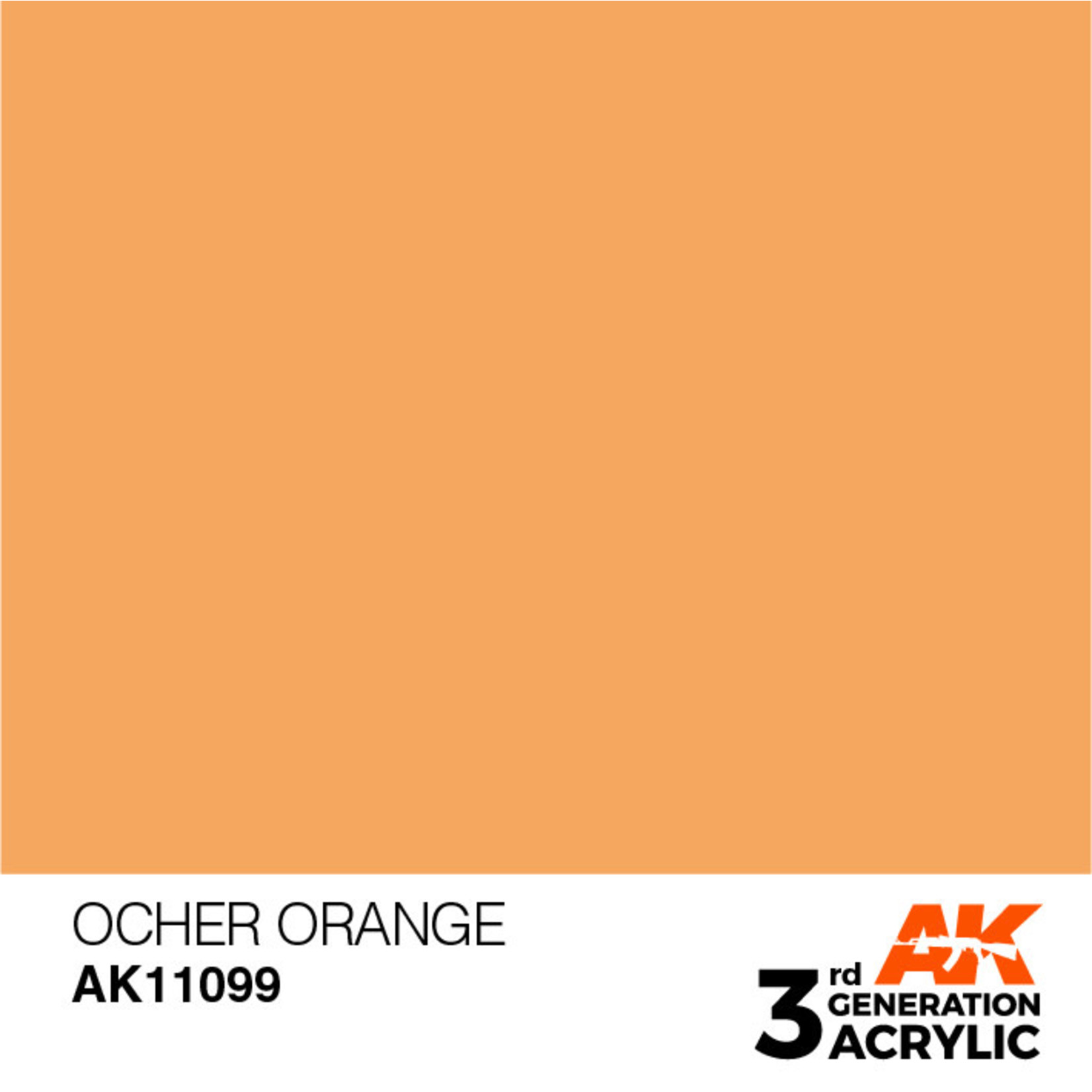 AK Interactive AK11099 3G Acrylic Ochre Orange 17ml