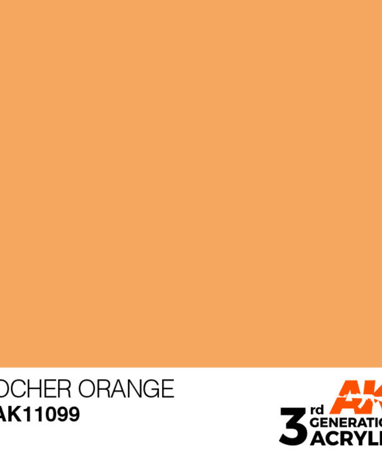 AK Interactive AK11099 3G Acrylic Ochre Orange 17ml