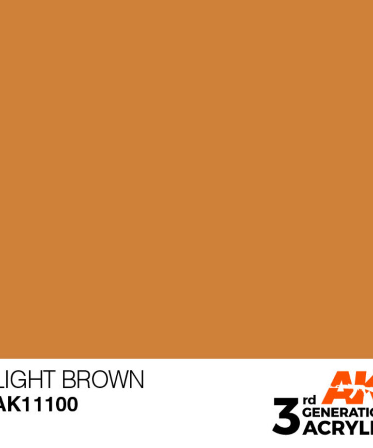 AK Interactive AK11100 3G Acrylic Light Brown 17ml
