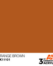AK Interactive AK11101 3G Acrylic Orange Brown 17ml