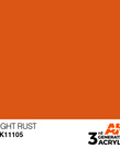 AK Interactive AK11105 3G Acrylic Light Rust 17ml