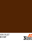 AK Interactive AK11107 3G Acrylic Dark Rust 17ml