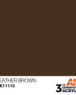 AK Interactive AK11110 3G Acrylic Leather Brown 17ml