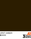 AK Interactive AK11111 3G Acrylic Burnt Umber 17ml