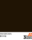 AK Interactive AK11112 3G Acrylic Grim Brown 17ml