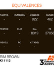 AK Interactive AK11112 3G Acrylic Grim Brown 17ml