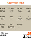 AK Interactive AK11114 3G Acrylic Deck Tan 17ml