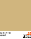 AK Interactive AK11115 3G Acrylic Light Earth 17ml