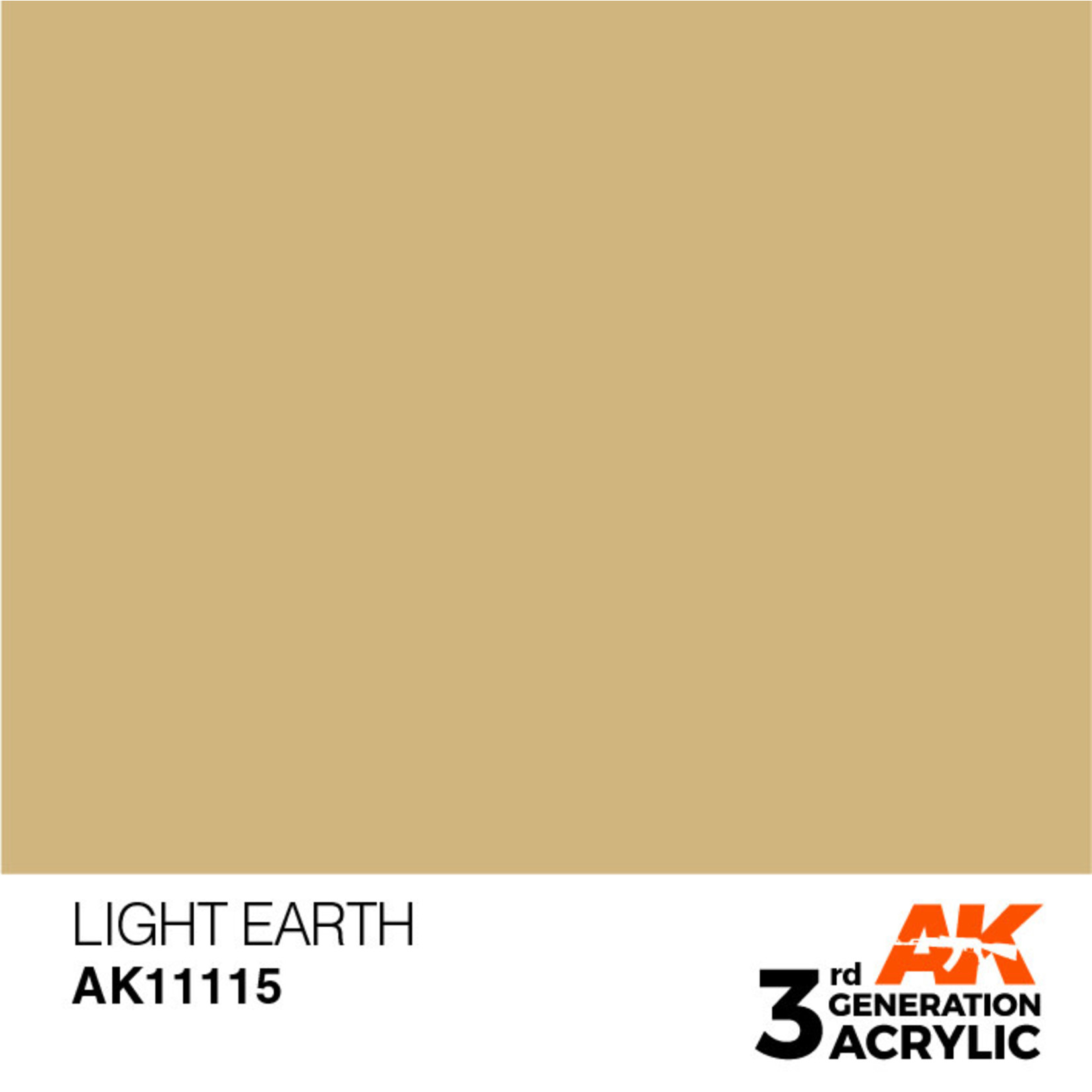 AK Interactive AK11115 3G Acrylic Light Earth 17ml