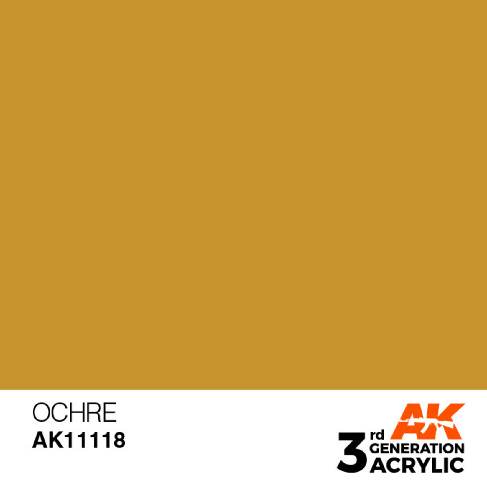 AK Interactive AK11118 3G Acrylic Ochre 17ml