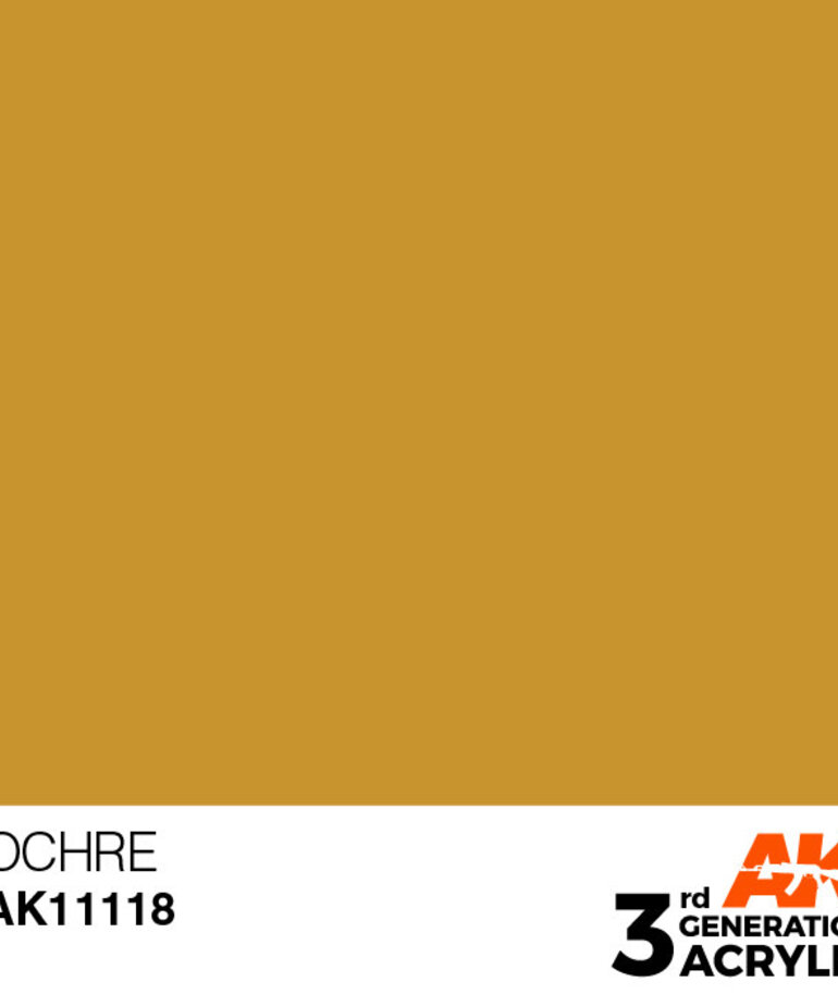 AK Interactive AK11118 3G Acrylic Ochre 17ml
