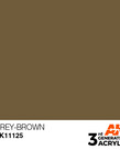 AK Interactive AK11125 3G Acrylic Grey-Brown 17ml