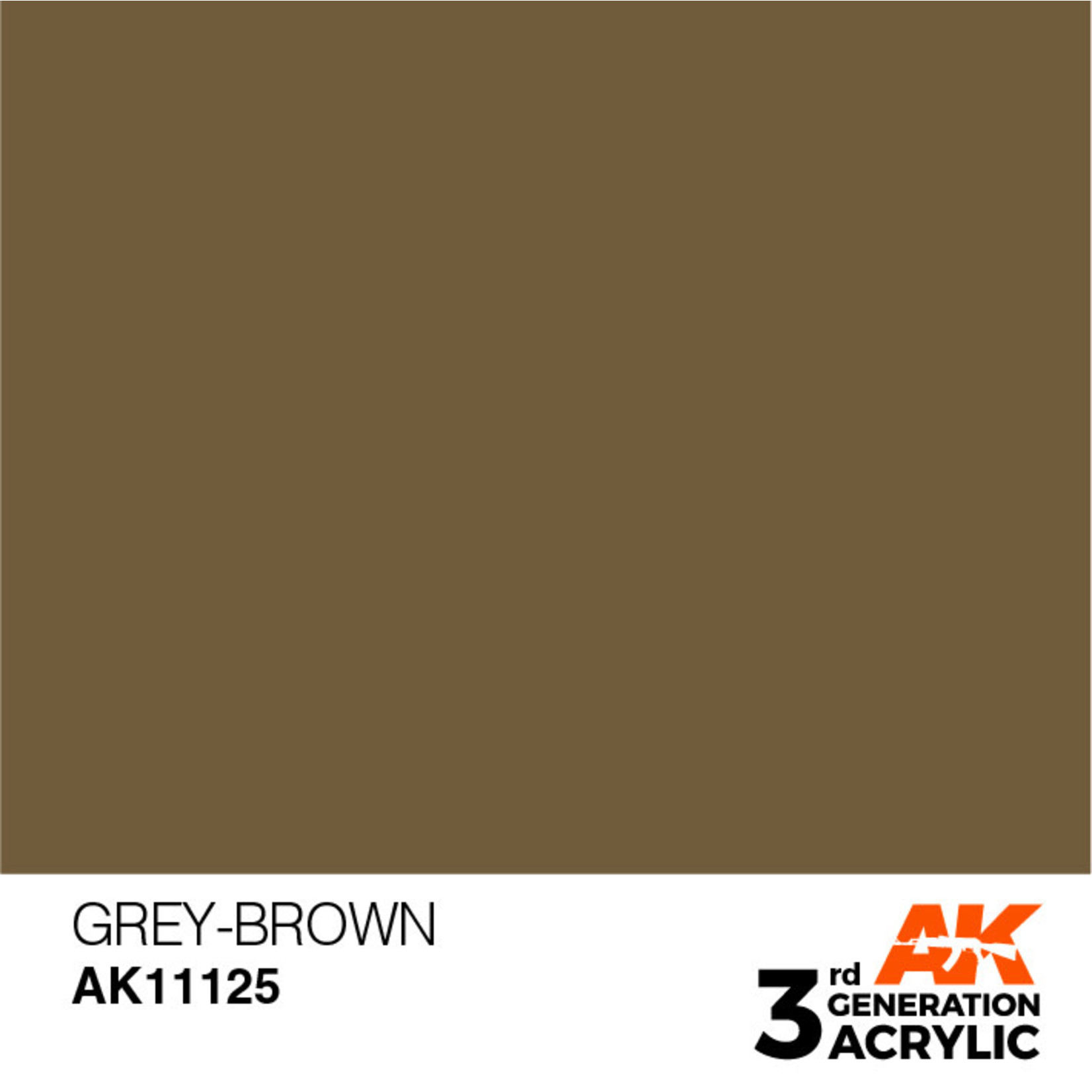 AK Interactive AK11125 3G Acrylic Grey-Brown 17ml