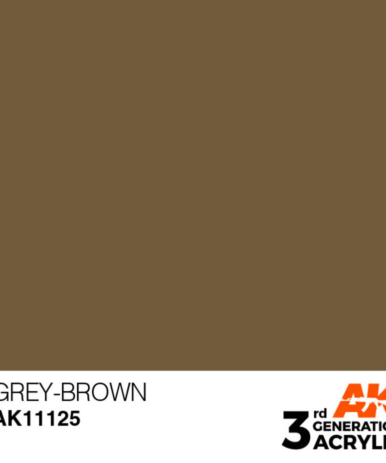 AK Interactive AK11125 3G Acrylic Grey-Brown 17ml