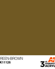 AK Interactive AK11126 3G Acrylic Green-Brown 17ml