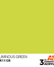 AK Interactive AK11128 3G Acrylic Luminous-Green 17ml