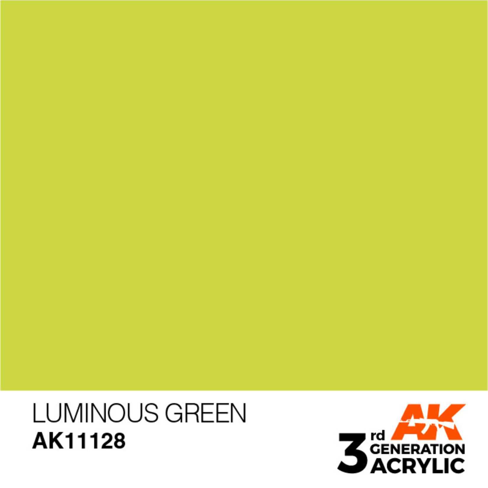 AK Interactive AK11128 3G Acrylic Luminous-Green 17ml