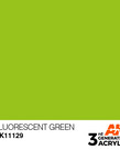AK Interactive AK11129 3G Acrylic Fluorescent Green 17ml