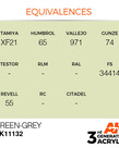 AK Interactive AK11132 3G Acrylic Green-Grey 17ml