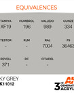 AK Interactive AK11012 3G Acrylic Sky Grey 17ml