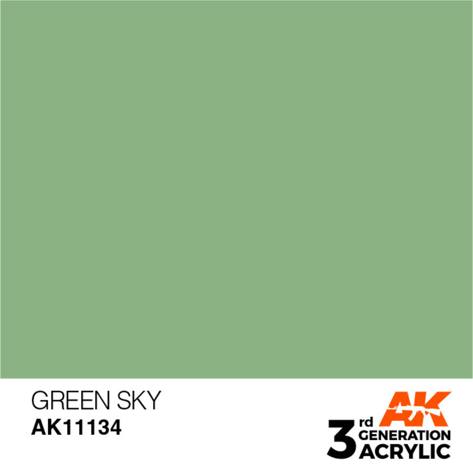 AK Interactive AK11134 3G Acrylic Green Sky 17ml