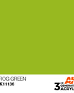 AK Interactive AK11136 3G Acrylic Frog Green 17ml