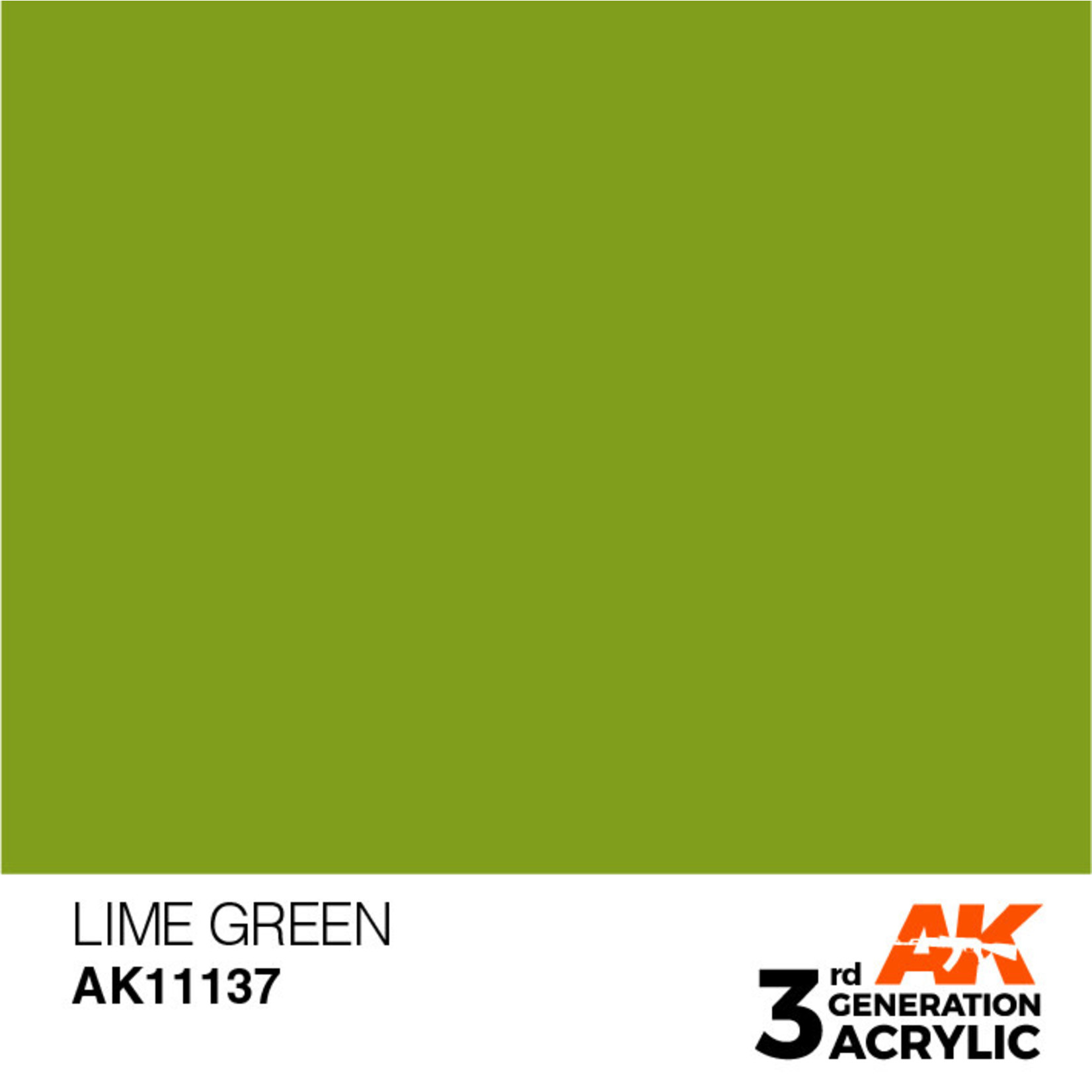 AK Interactive AK11137 3G Acrylic Lime Green 17ml