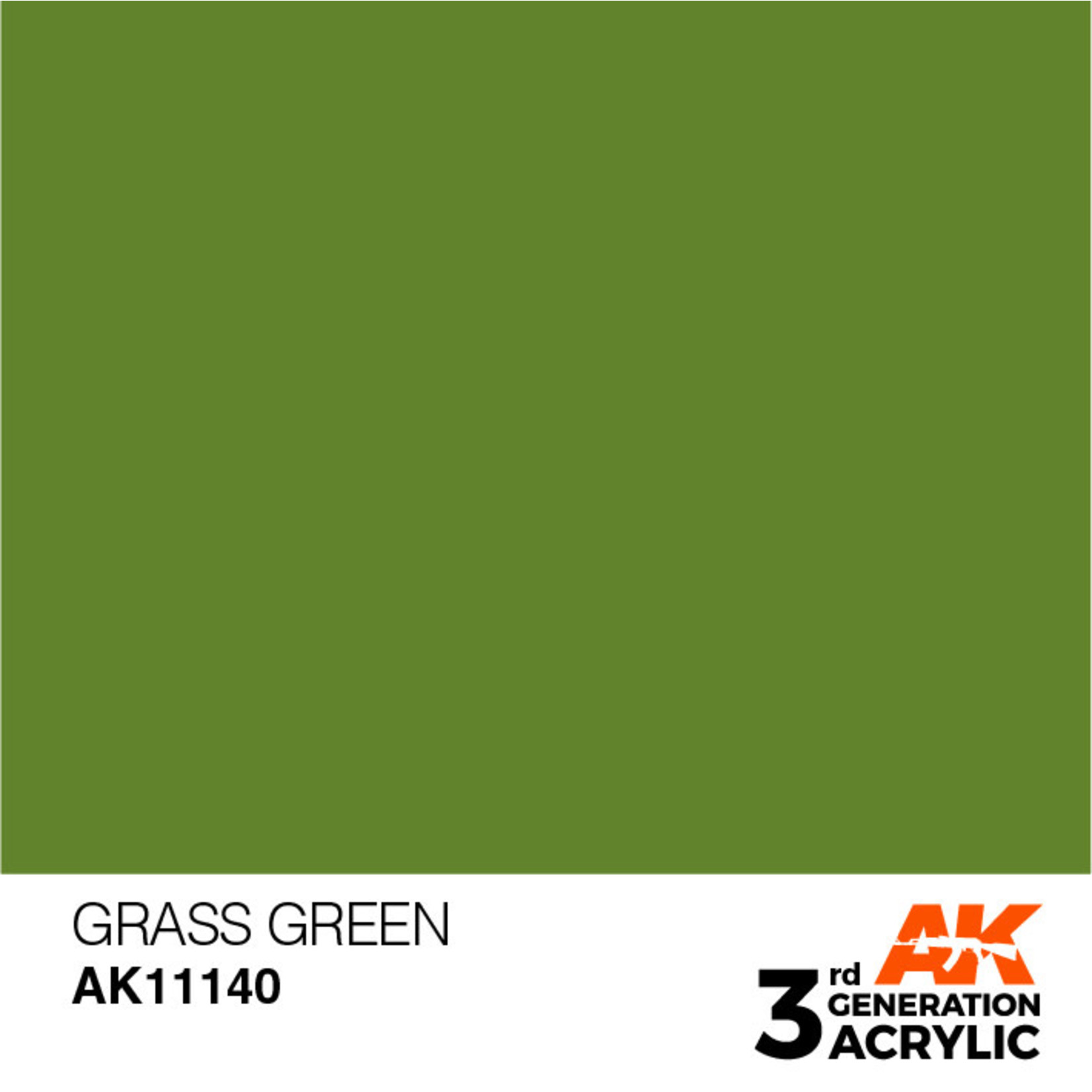 AK Interactive AK11140 3G Acrylic Grass Green 17ml