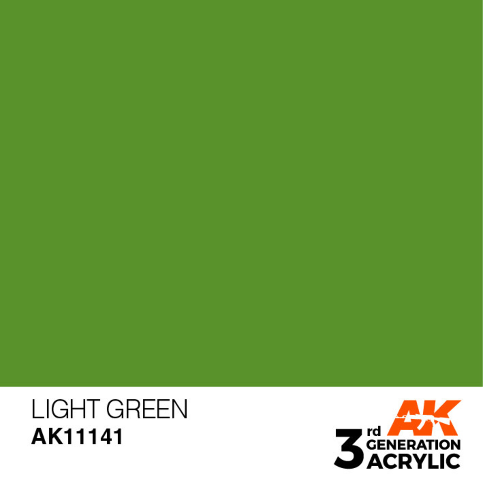 AK Interactive AK11141 3G Acrylic Light Green 17ml