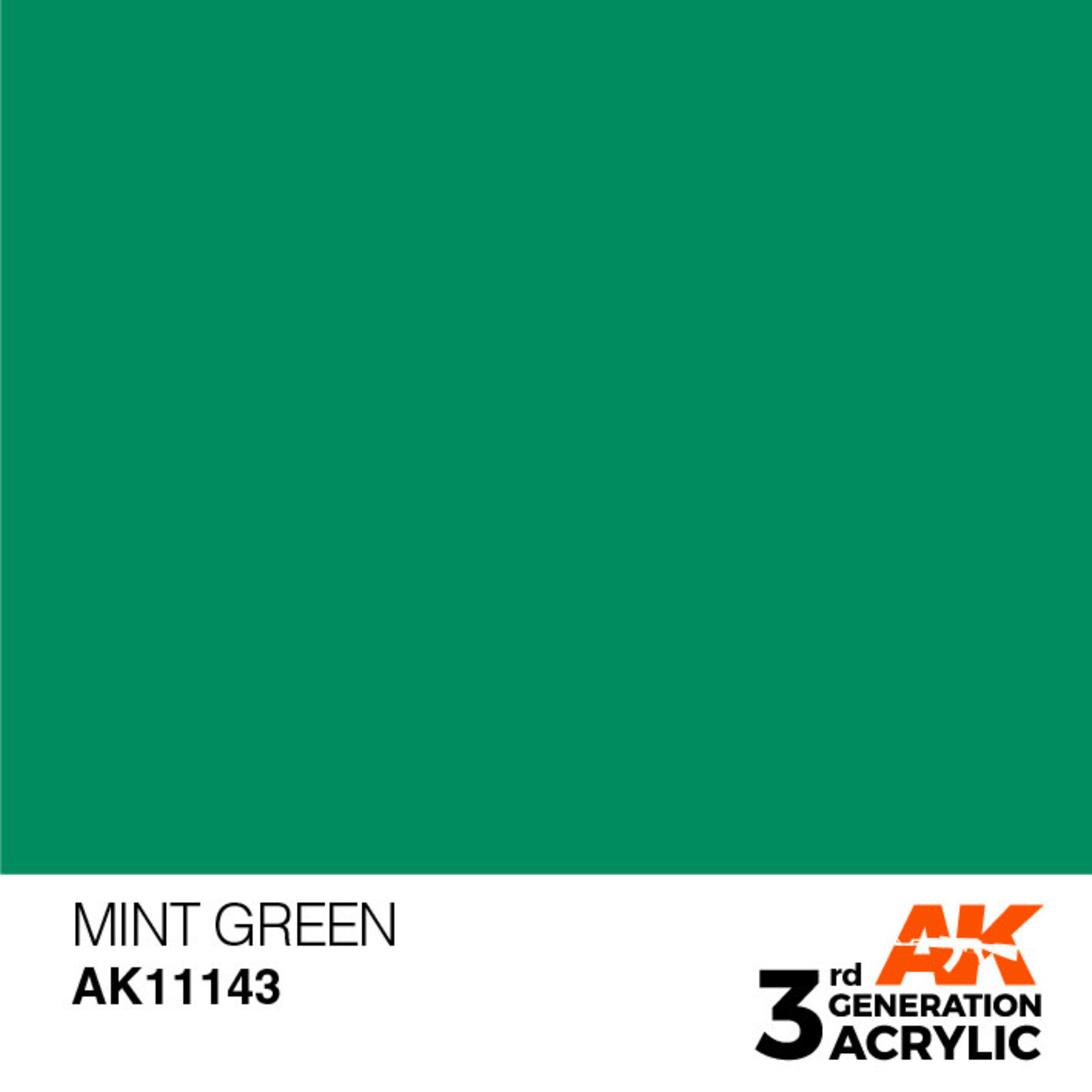 AK Interactive AK11143 3G Acrylic Mint Green 17ml