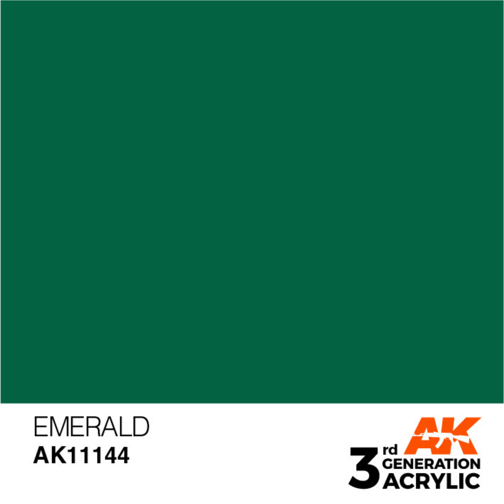 AK Interactive AK11144 3G Acrylic Emerald 17ml