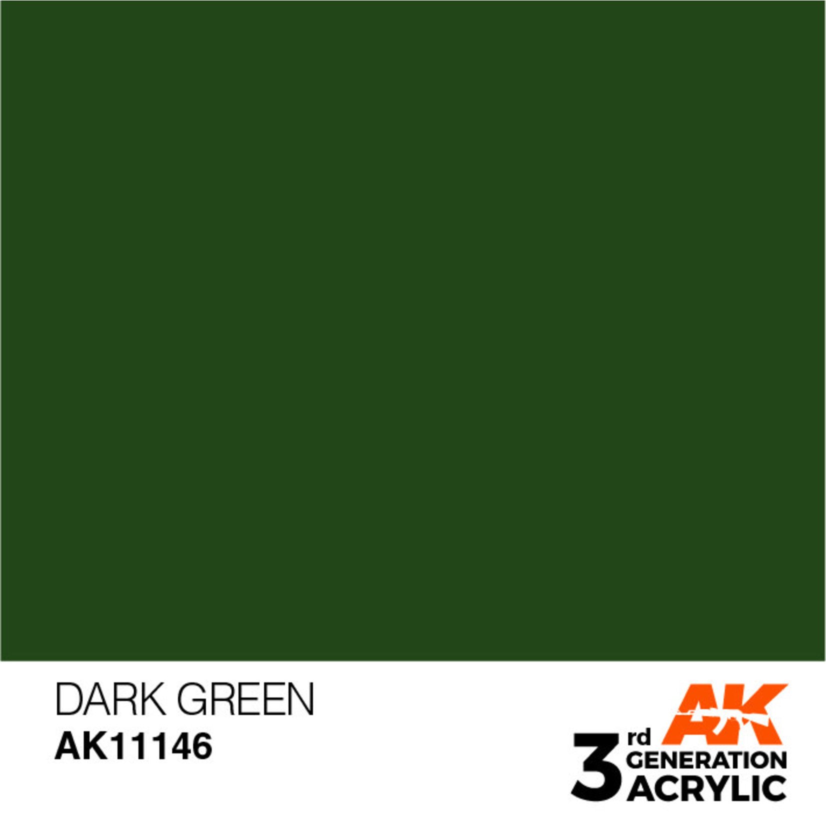 AK Interactive AK11146 3G Acrylic Dark Green 17ml