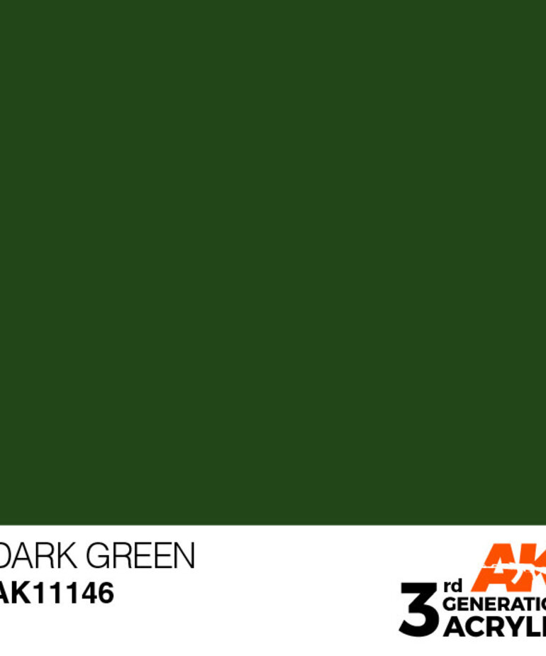 AK Interactive AK11146 3G Acrylic Dark Green 17ml