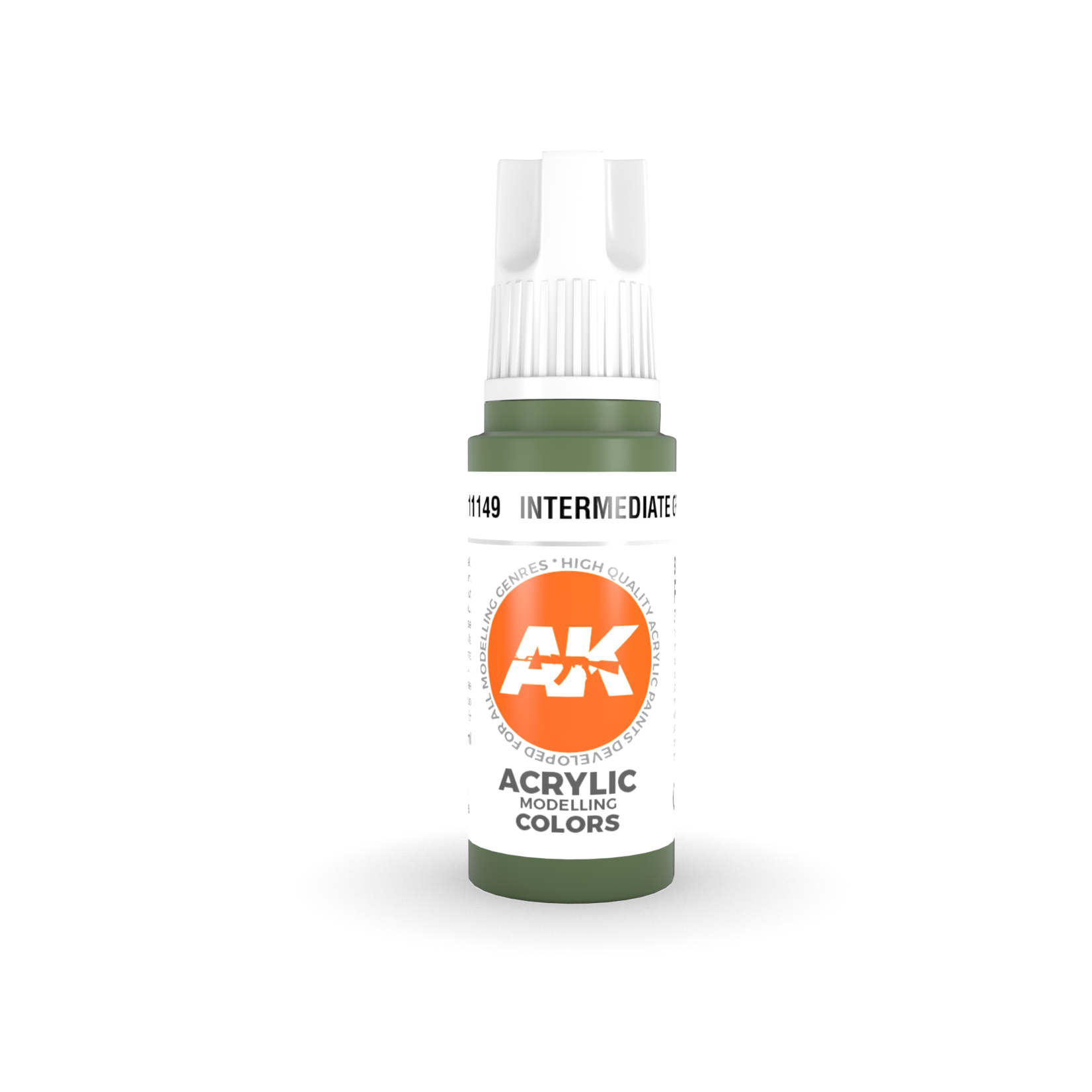 AK Interactive AK11149 3G Acrylic Intermediate Green 17ml