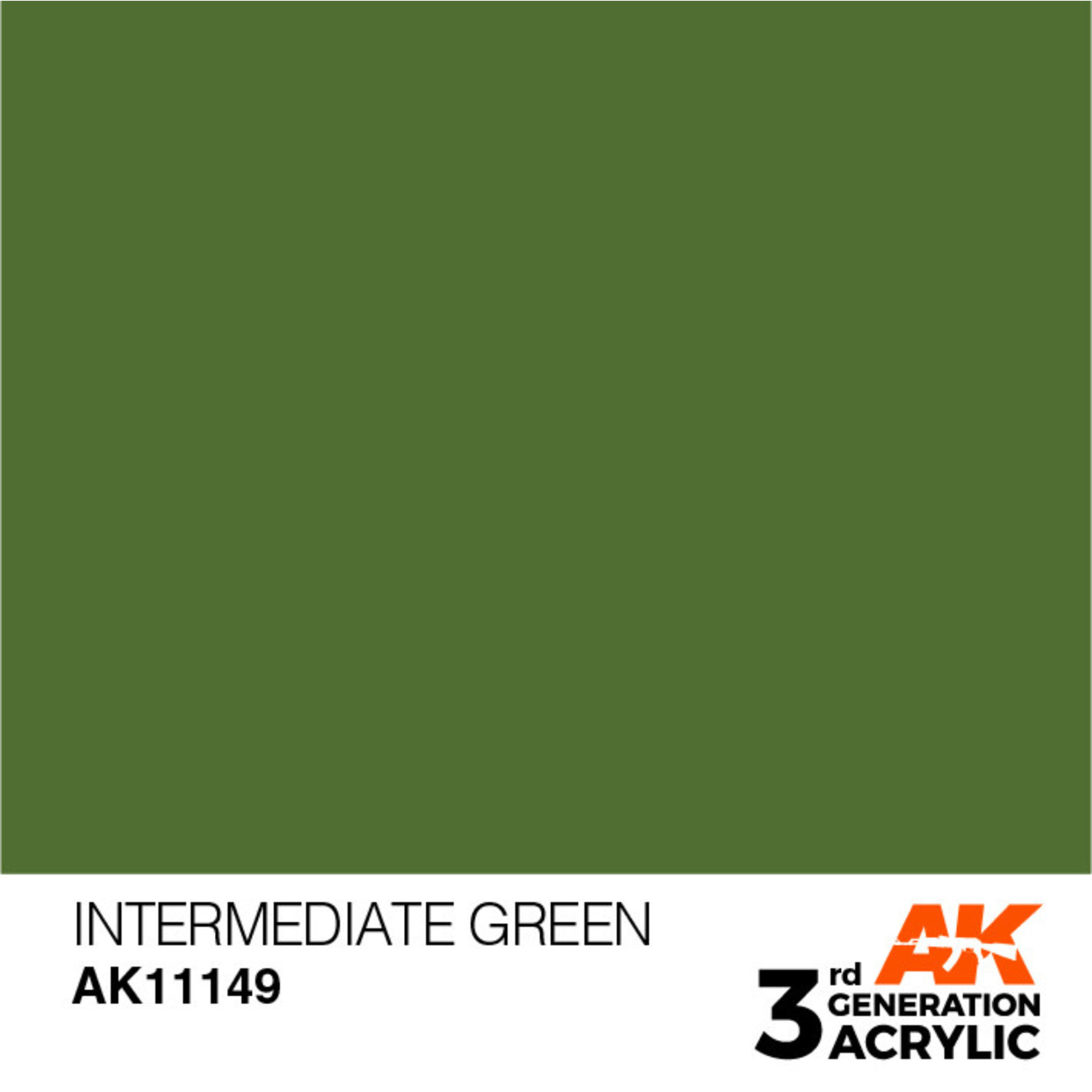 AK Interactive AK11149 3G Acrylic Intermediate Green 17ml
